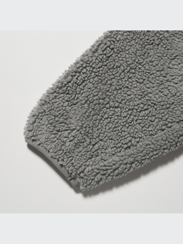 Light Pile-Lined Fleece Cardigan
