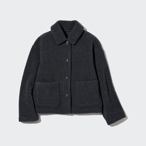 Uniqlo Canada - Comfort and style. This is the fleece of now. Brand new  items added to our Fleece Collection including Women's Fleece Collarless  Jacket ( Shop in-store and on our Online