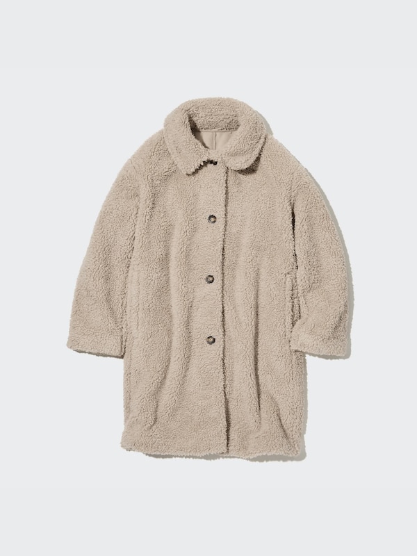 Windproof Outer Single Breasted Fleece Coat