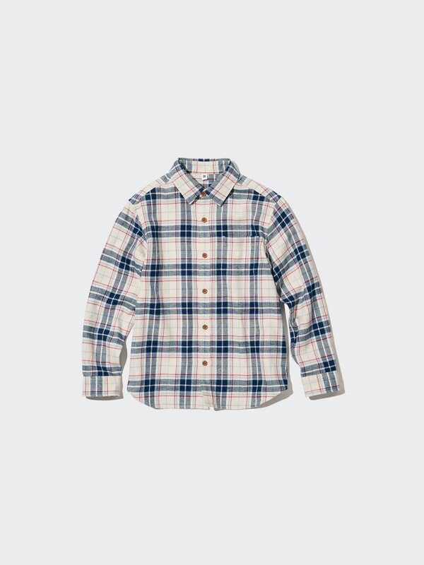 Flannel Checked Long Sleeve Shirt
