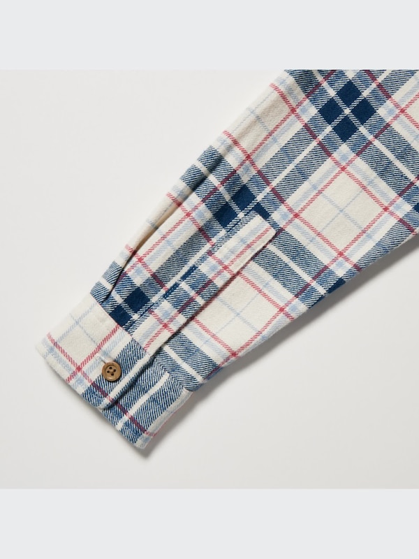 Flannel Checked Long Sleeve Shirt
