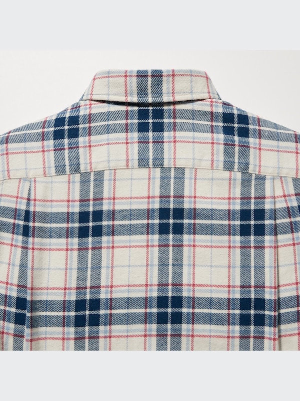 Flannel Checked Long Sleeve Shirt