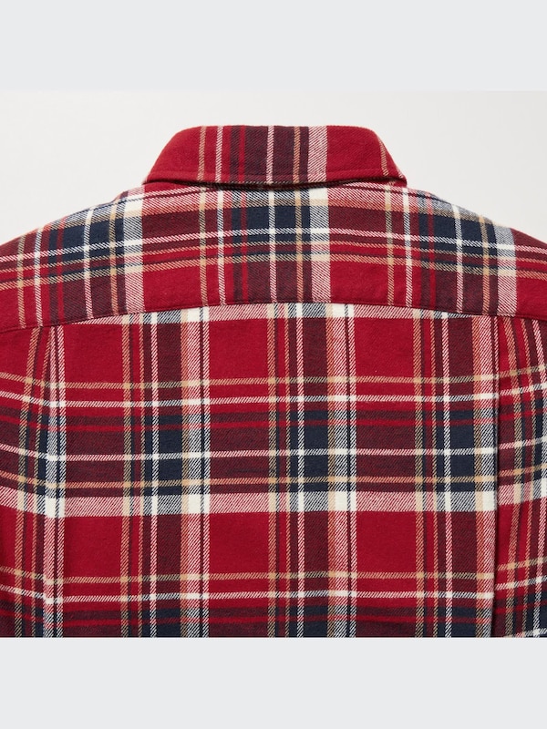 Flannel Checked Long Sleeve Shirt
