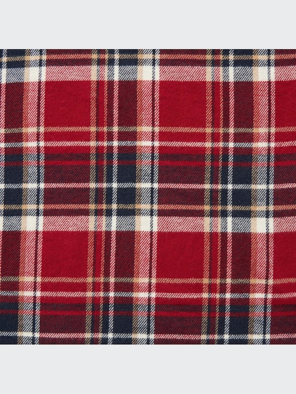Flannel Checked Long Sleeve Shirt