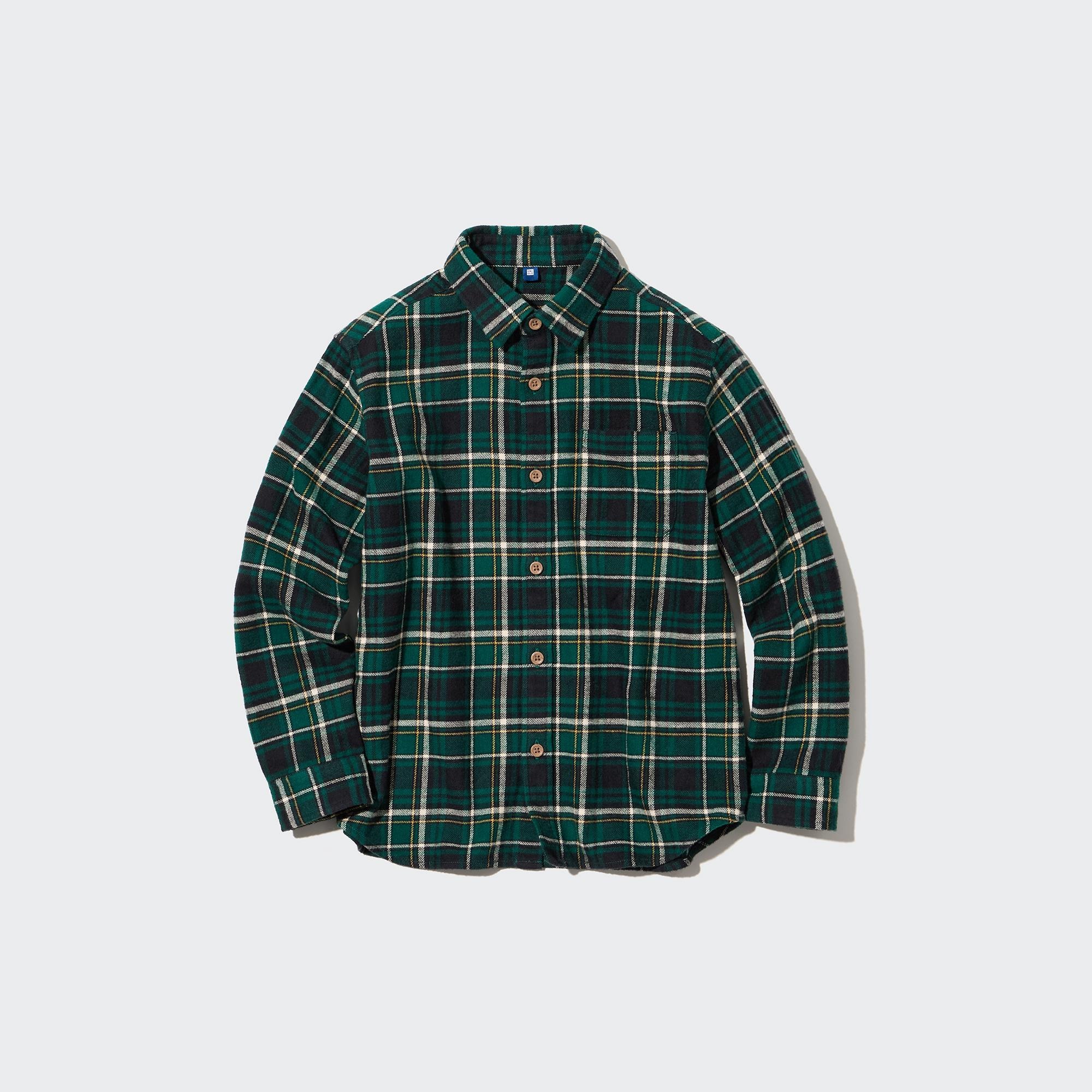 Flannel Checked Long Sleeve Shirt | UNIQLO US