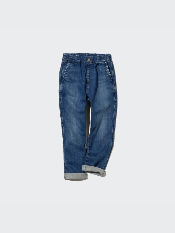 Ultra Stretch Denim Tapered Pants