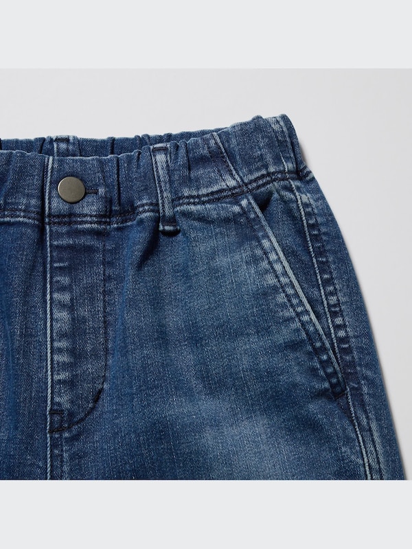 Ultra Stretch Denim Tapered Pants