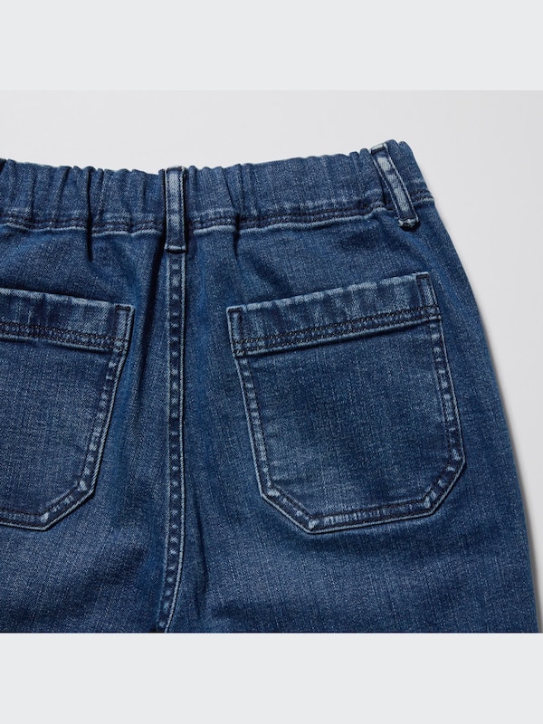Ultra Stretch Denim Tapered Pants