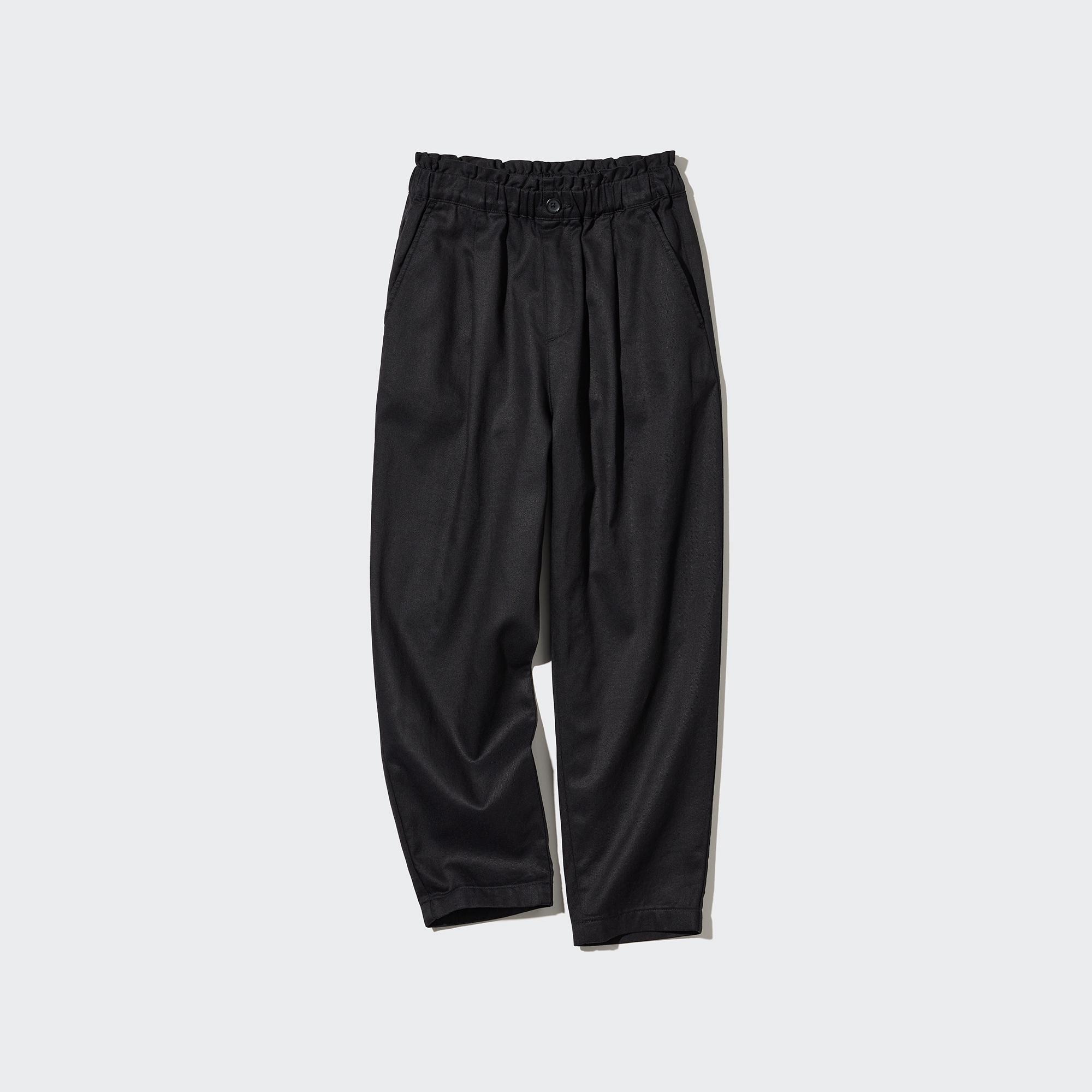 Tuck Wide Tapered Pants | UNIQLO US