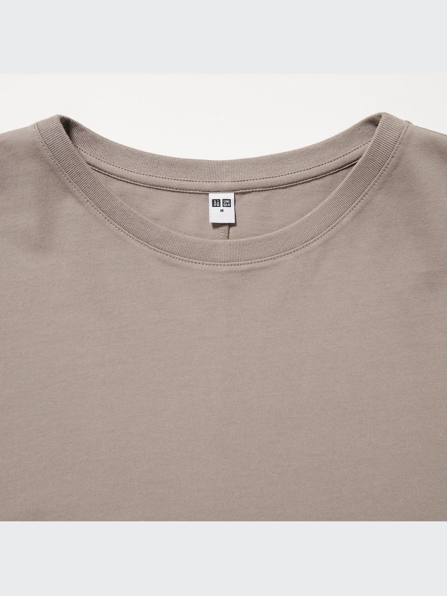 トップス Graphpaper dolman sleeve shirts gray Cotton Dolman Oversized 3/4-Sleeve T-Shirt | UNIQLO US