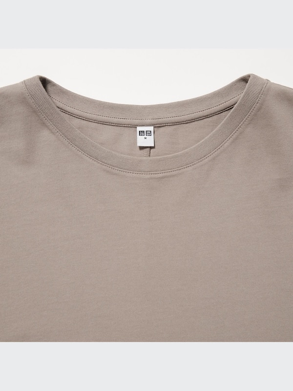 Cotton Dolman Oversized 3/4-Sleeve T-Shirt