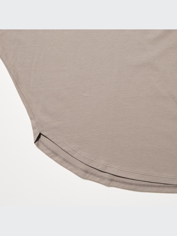 Cotton Dolman Oversized 3/4-Sleeve T-Shirt