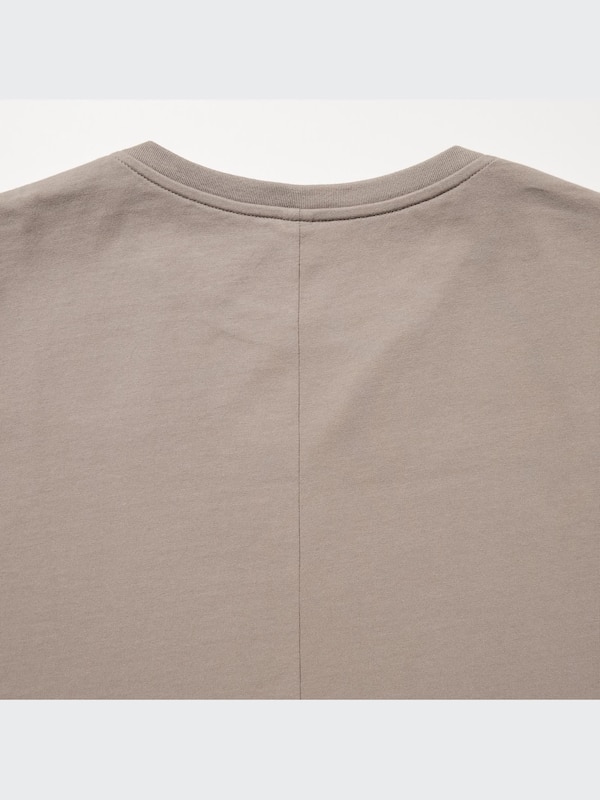 Cotton Dolman Oversized 3/4-Sleeve T-Shirt