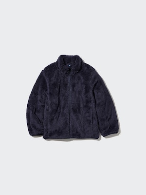 Fluffy Yarn Fleece Full-Zip Long Sleeve Jacket