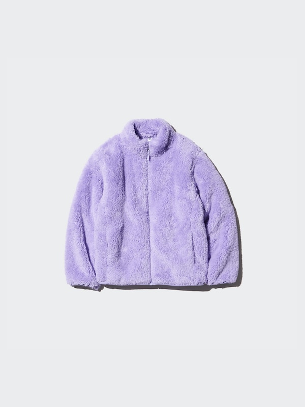 Fluffy Yarn Fleece Full-Zip Jacket