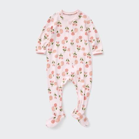 Newborn Foot Covered Long Sleeved One Piece