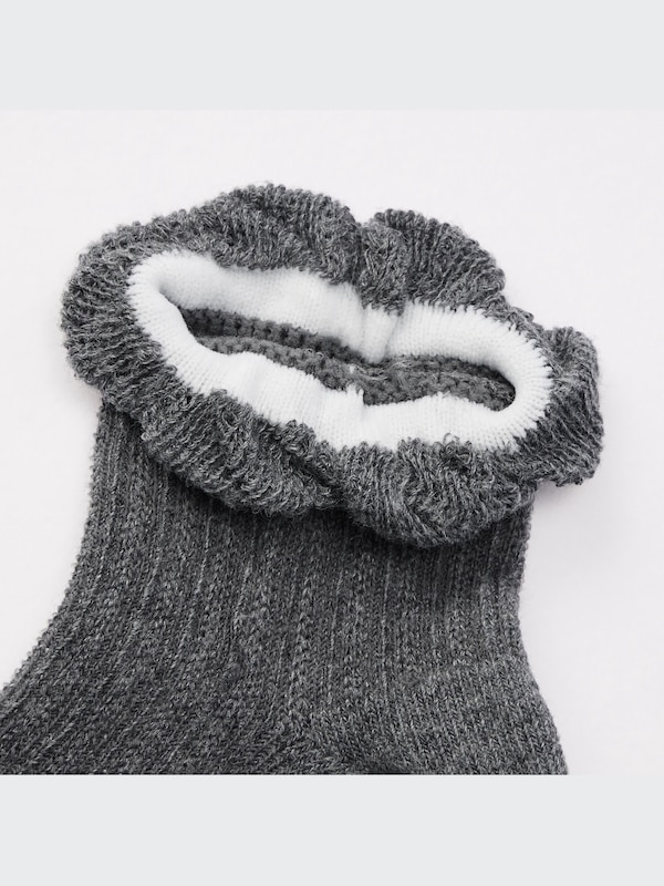 Regular Socks (2 Pairs)(Frill/Flower/Bird)