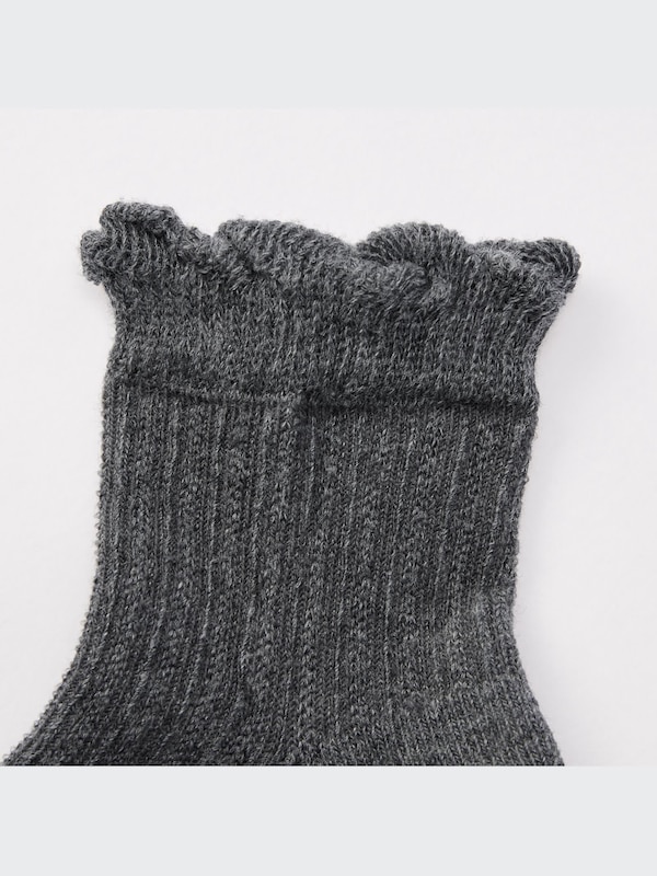 Regular Socks (2 Pairs)(Frill/Flower/Bird)