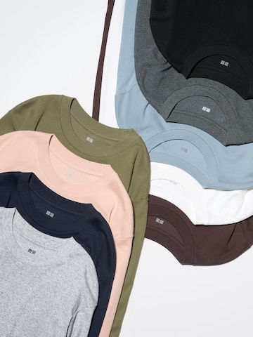 Brushed Cotton Crew Neck Long-Sleeve T-Shirt