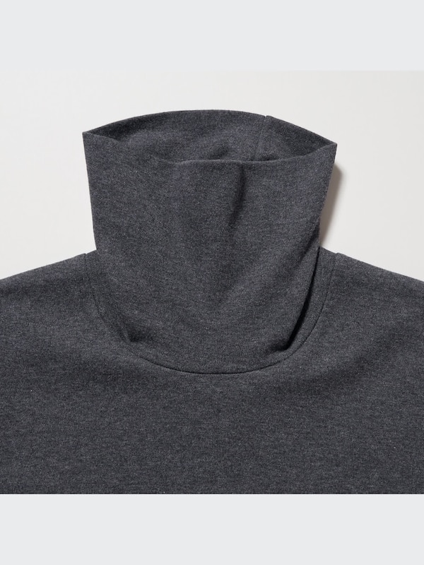 Brushed Cotton Turtleneck Long-Sleeve T-Shirt | UNIQLO US