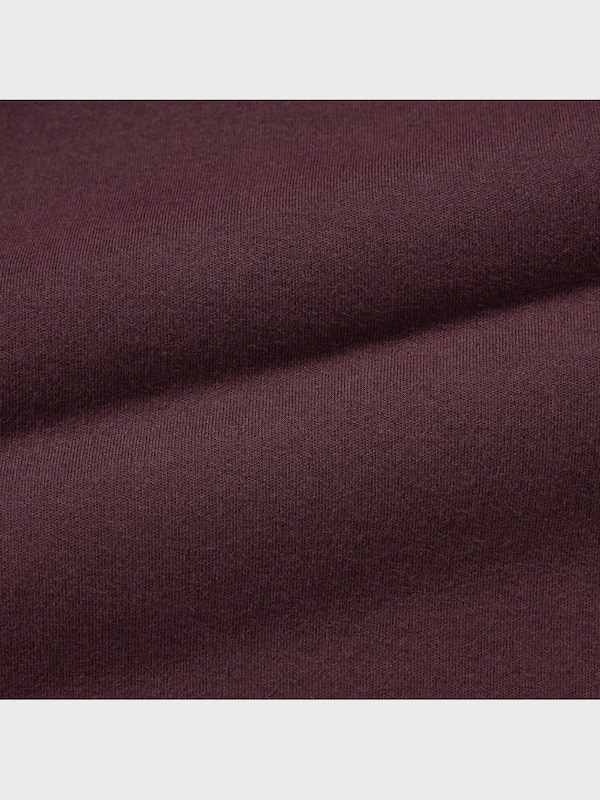 Brushed Cotton Mock Neck Long-Sleeve T-Shirt