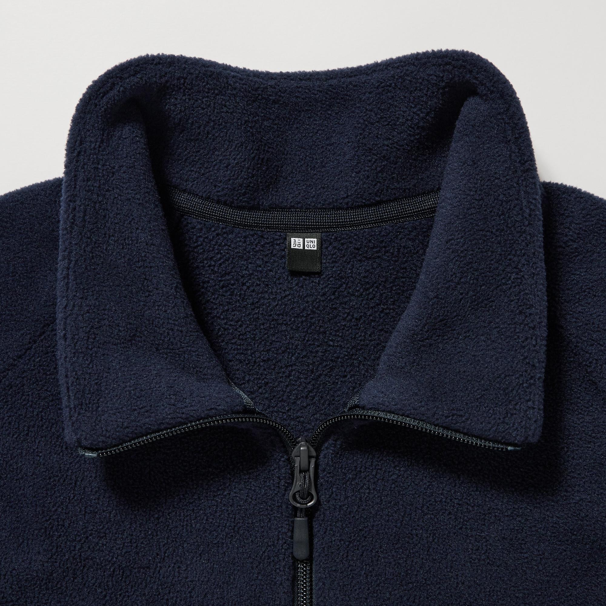 Uniqlo fleece store zip up