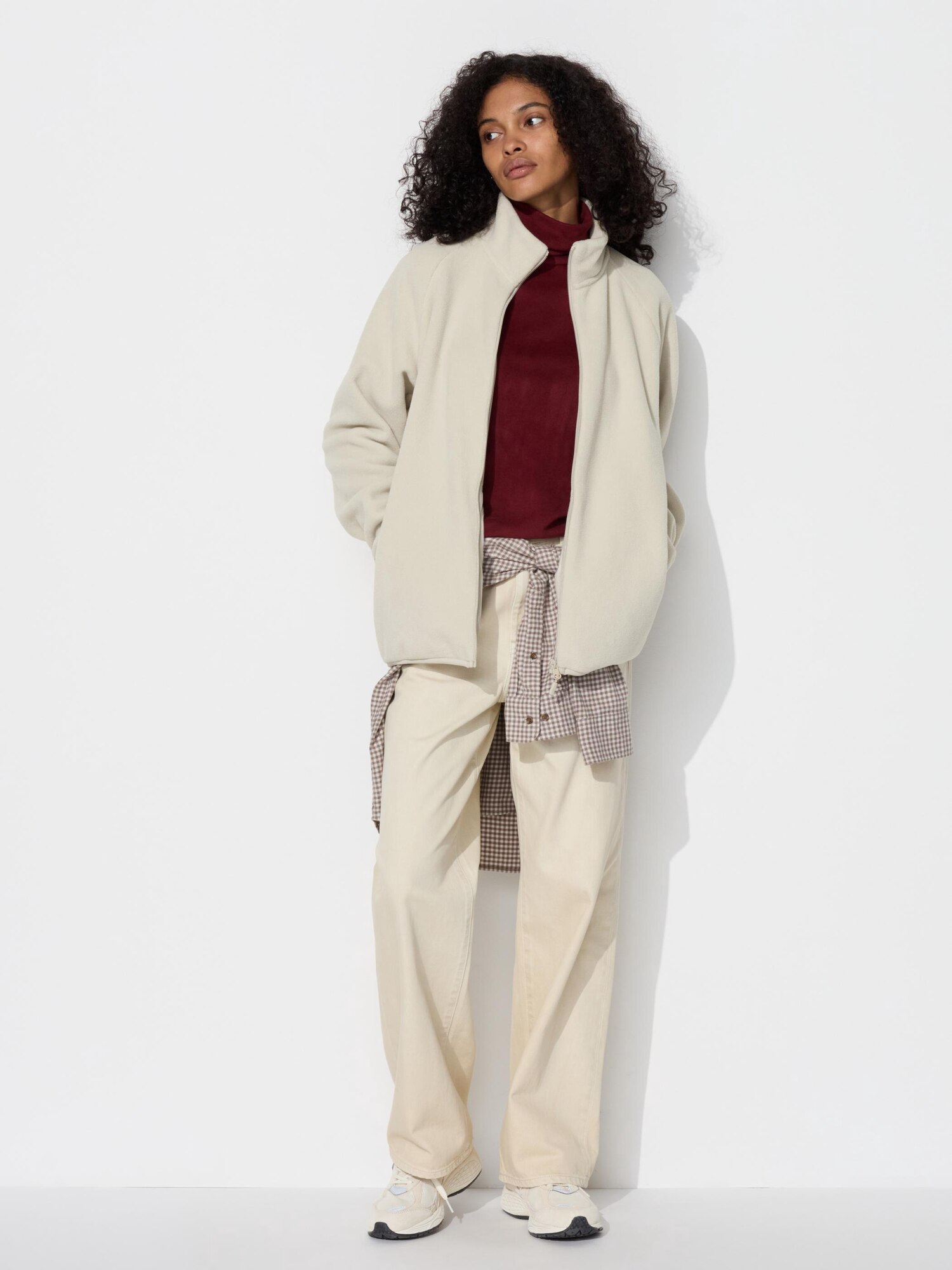 CALEE Cotton fleece long coat Lサイズ