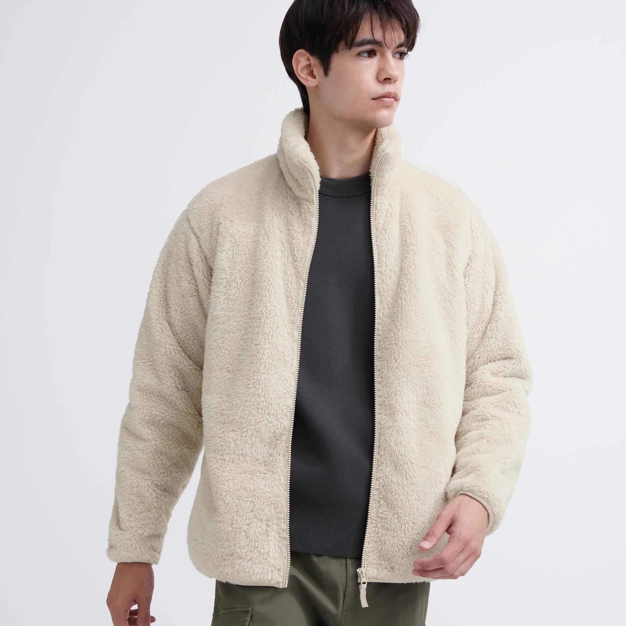 Fluffy Yarn Fleece Full-Zip Jacket