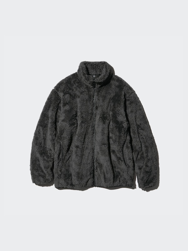 Fluffy Yarn Fleece Full-Zip Jacket