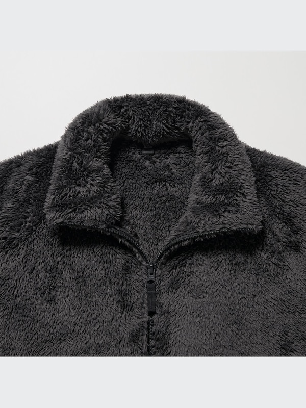 Fluffy Yarn Fleece Full-Zip Jacket
