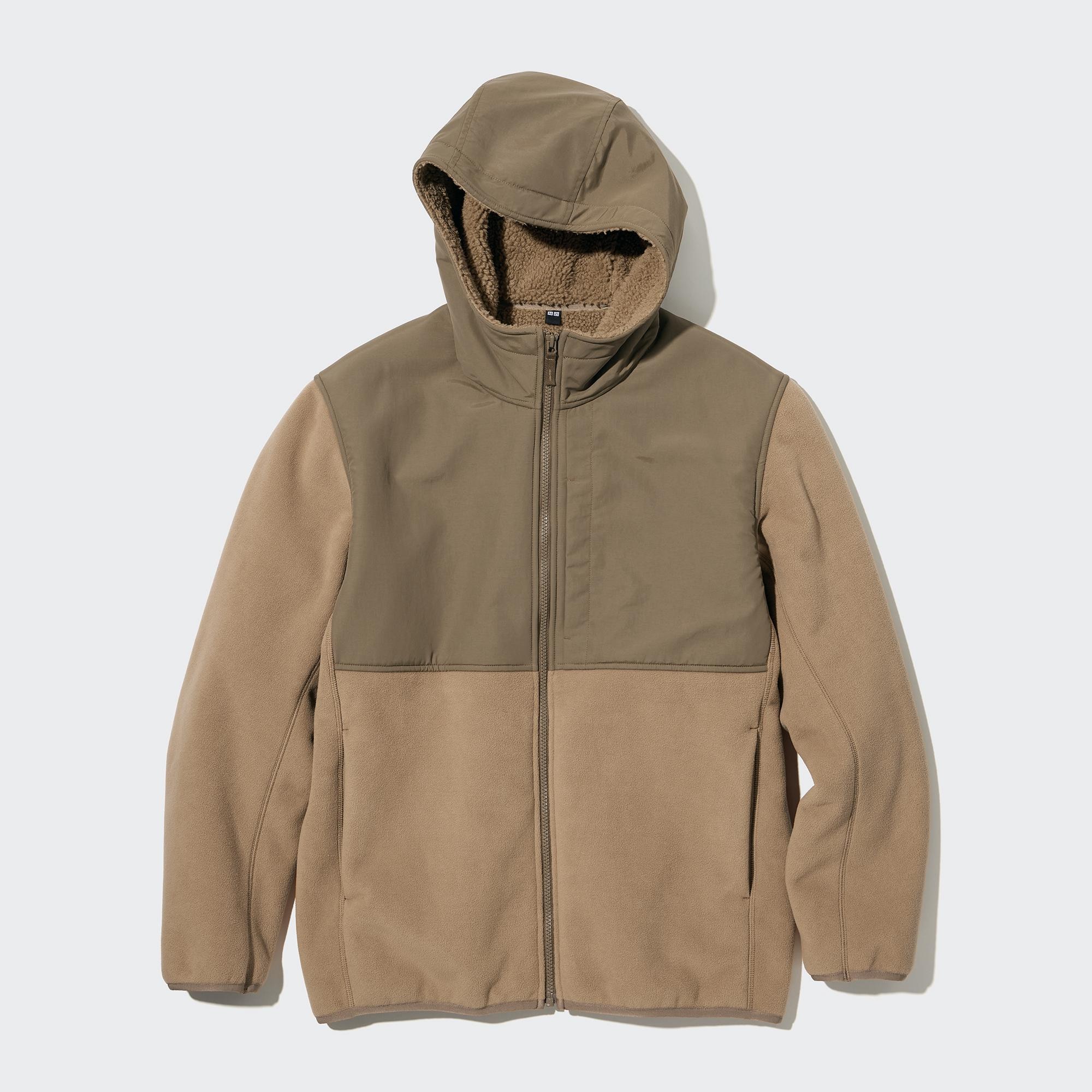 Fleece store hoodie uniqlo