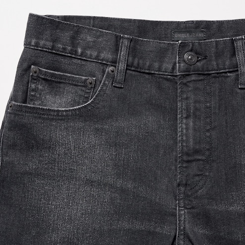 IDEALSANXUN Men's Elastic Waist Loose Fit Denim Pants Casual Solid Jeans  Trouser