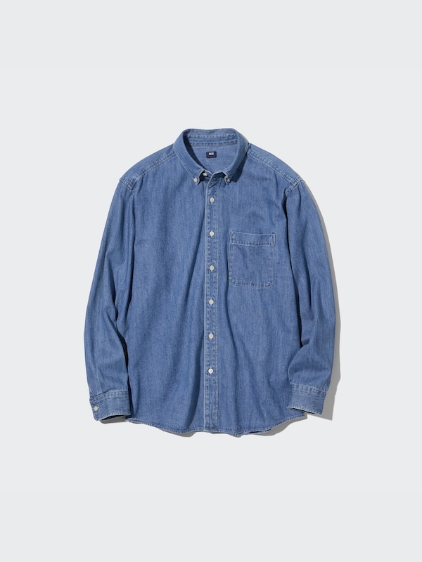 Denim Long-Sleeve Shirt