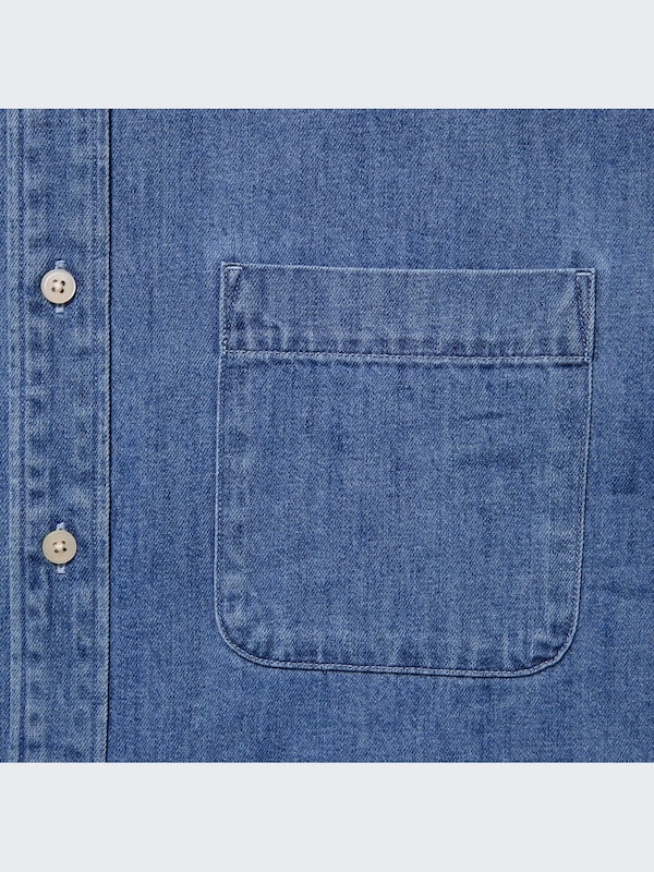 Denim Long-Sleeve Shirt