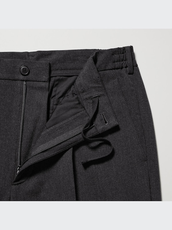 Pleated Tapered Pants