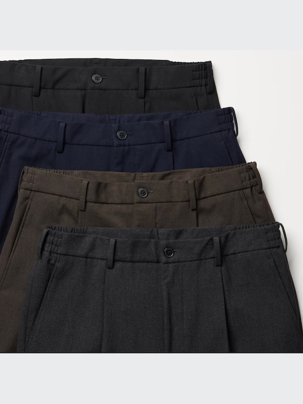 Pleated Tapered Pants