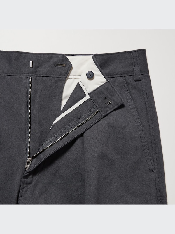 U Pleated Tapered Chino Pants