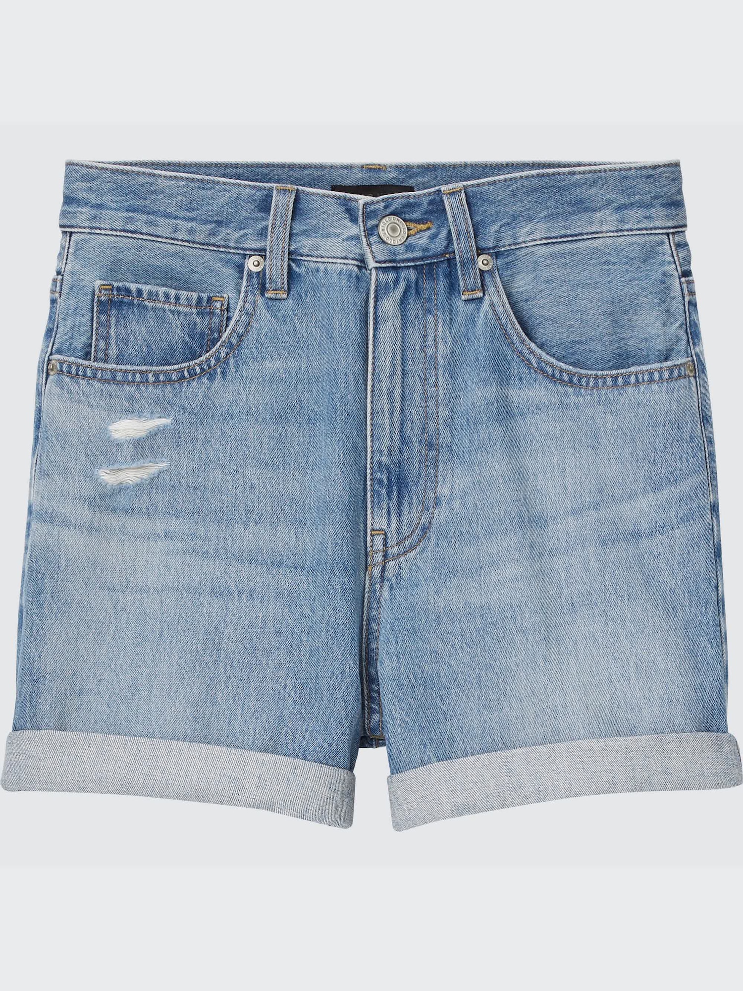 High Rise Denim Shorts UNIQLO US