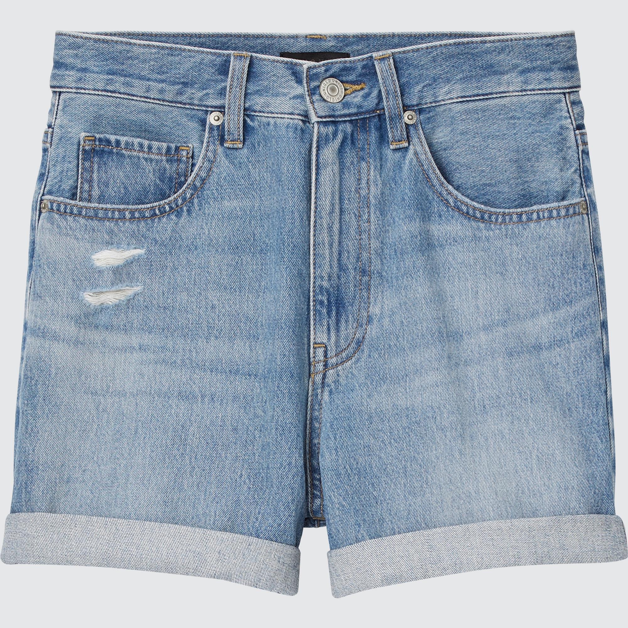 uniqlo high rise shorts