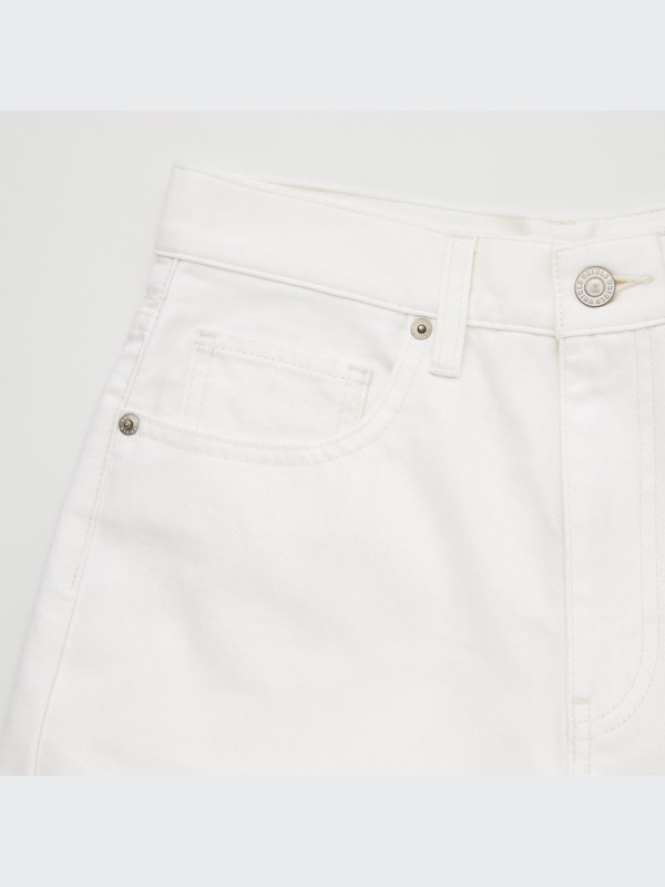 High-Rise Denim Shorts
