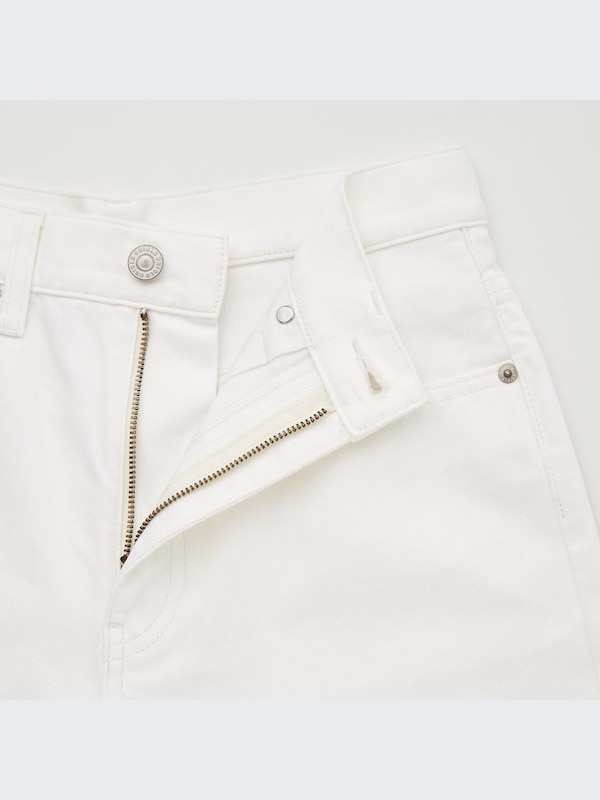 High-Rise Denim Shorts