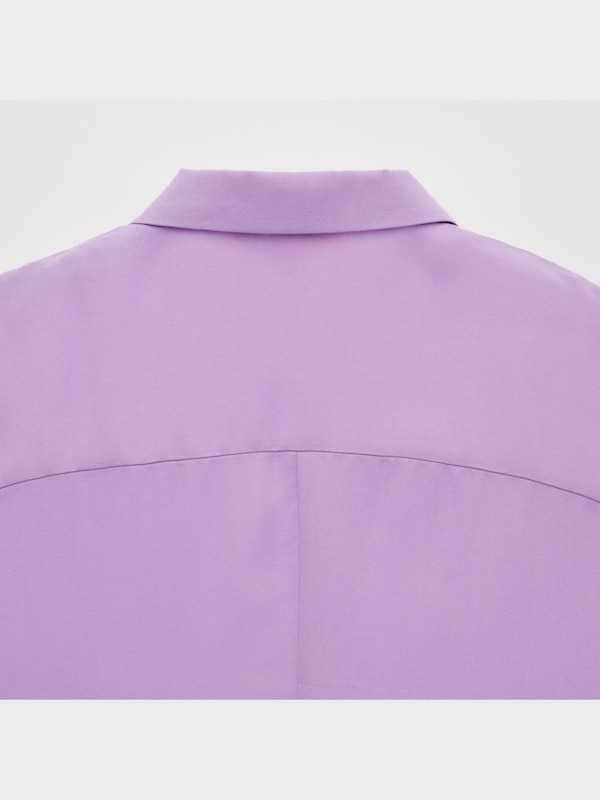 Long-Sleeve Long Shirt Dress (Hana Tajima)