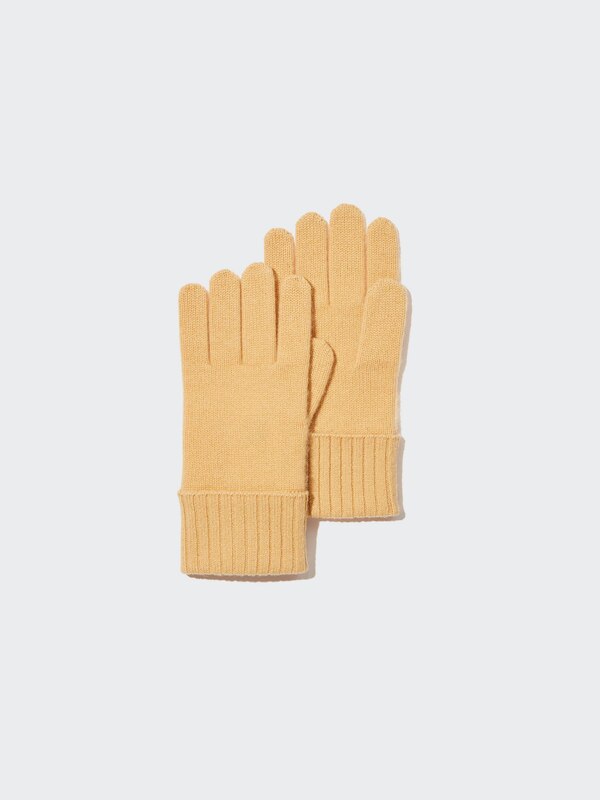 Cashmere knitted gloves