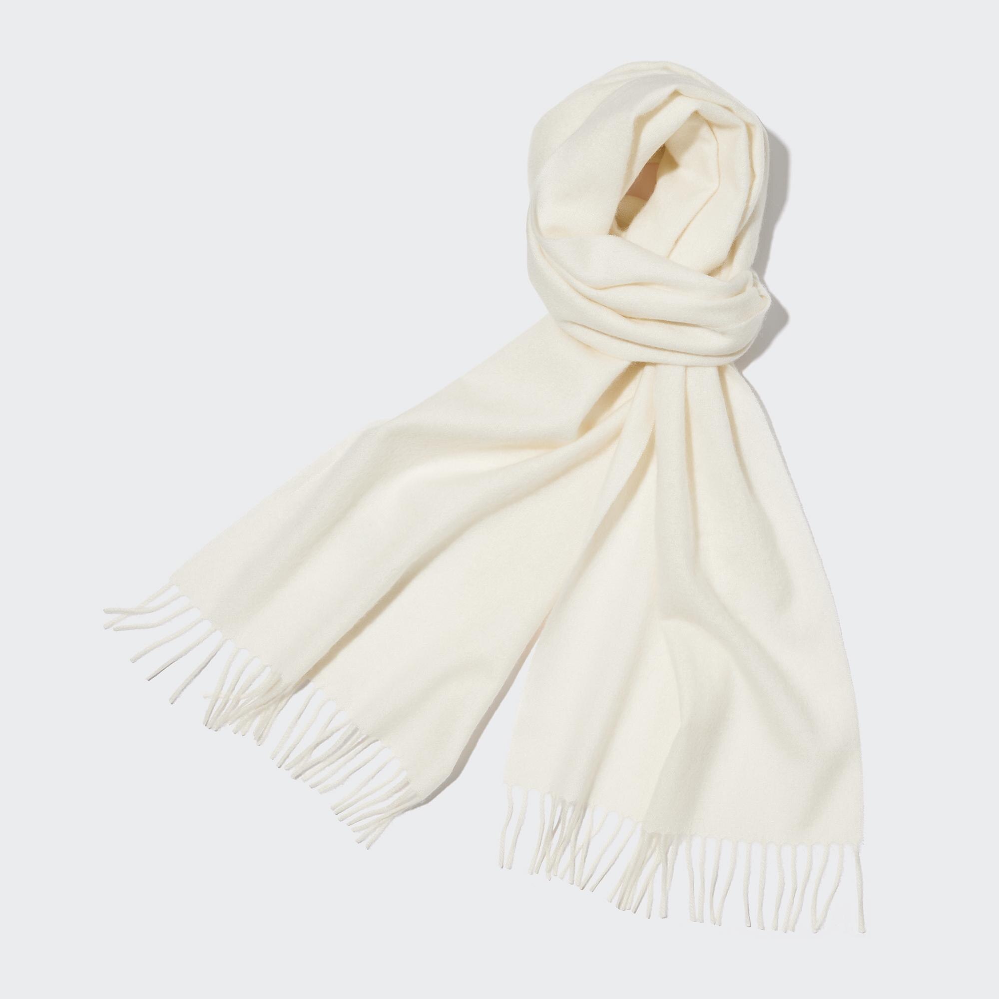 100 Cashmere Scarf UNIQLO UK