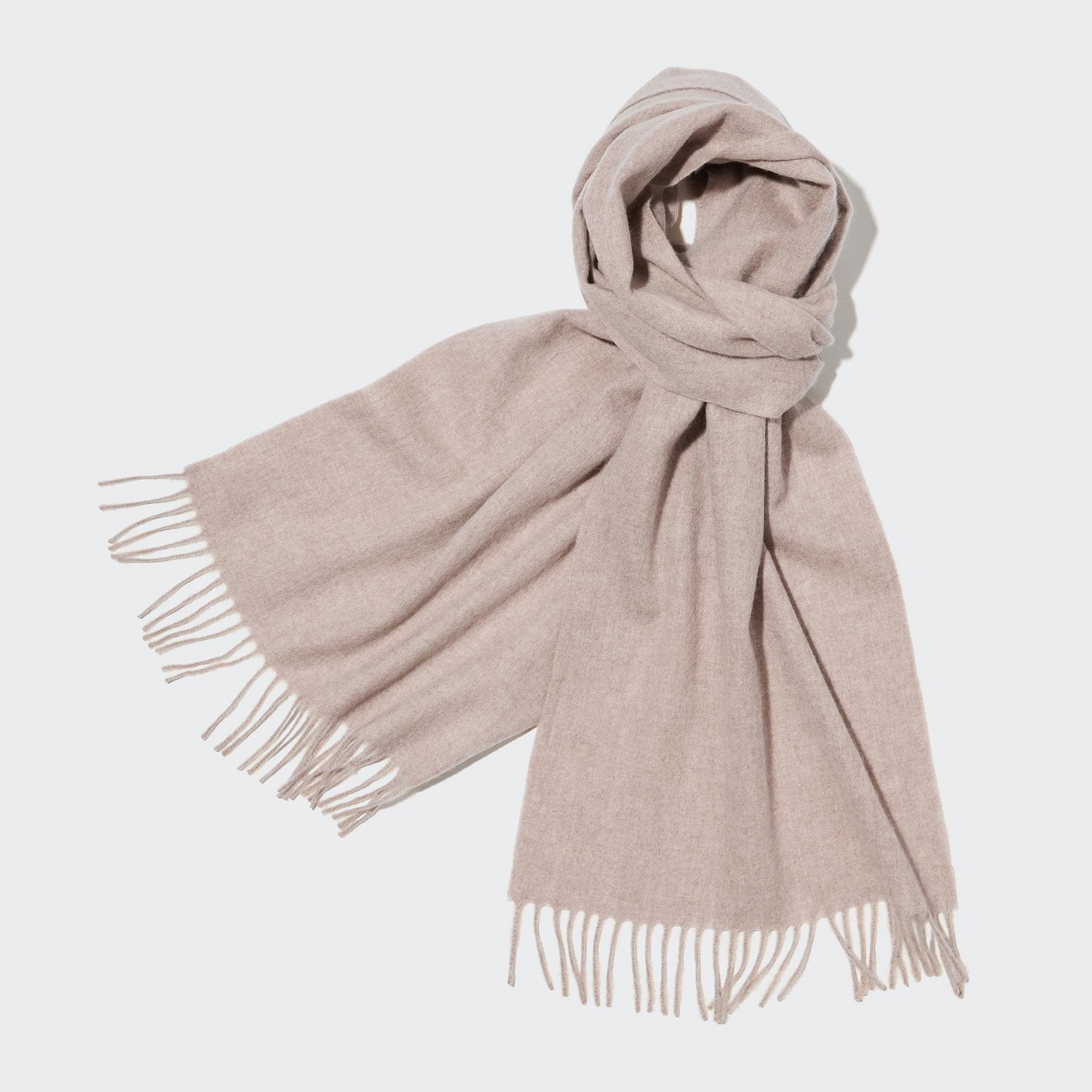 pink cashmere scarf