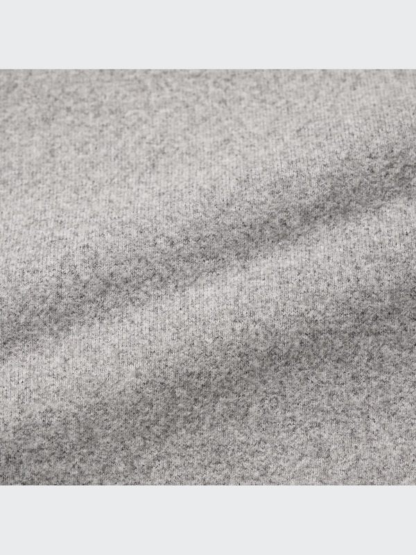 Soft Knitted Fleece Crew Neck Long-Sleeve T-Shirt