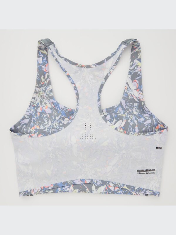 Wireless Bra (Active, Square Neck Print)