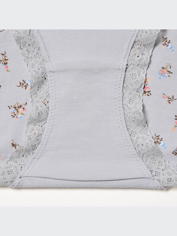 Mini-Flower Print High-Rise Briefs