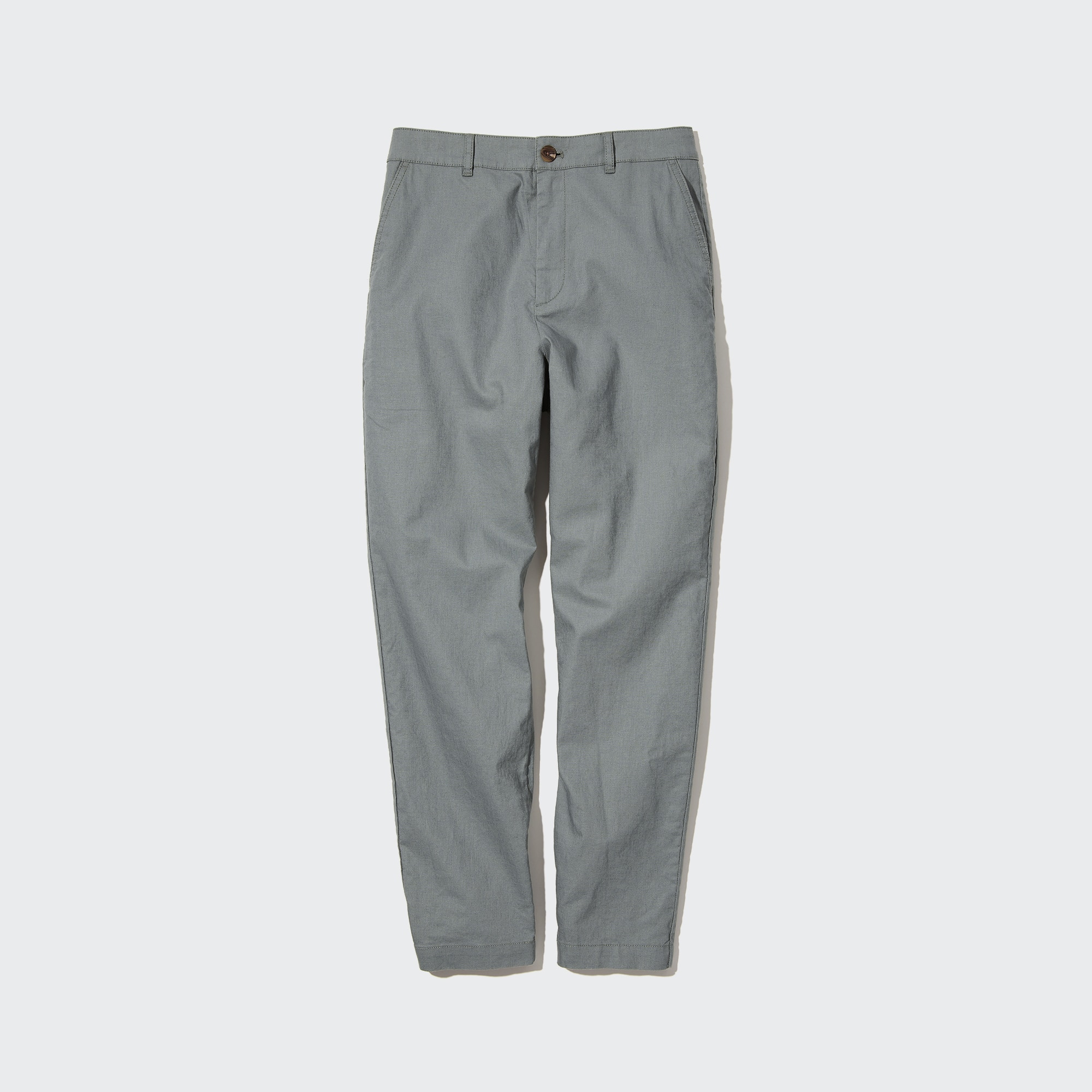 womens linen blend trousers