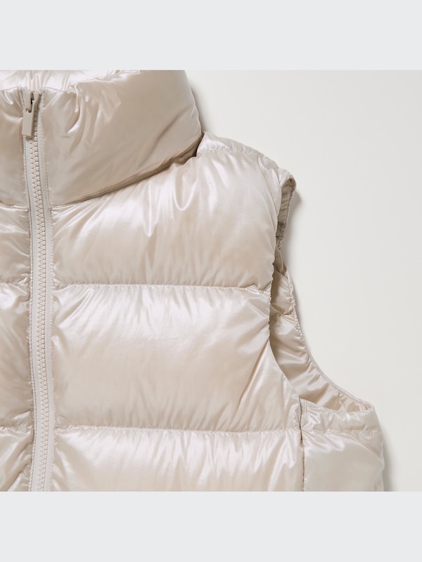 Ultra Light Down Shiny Puffer Vest